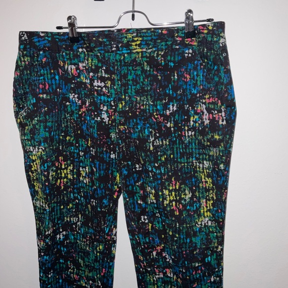 Derek Lam Nightshade Rio De Janeiro Capri Pants size 12 mid-rise trouser pant - Picture 3 of 7